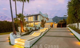 Eigentijdse luxevilla te koop, met panoramisch zicht op zee en de berg La Concha, op de Golden Mile van Marbella 41335 
