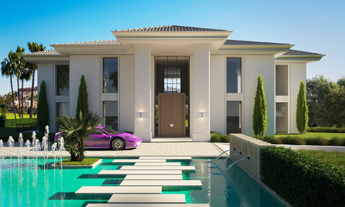 Nieuwe luxevilla met uitzicht op de golfbaan te koop in Benahavis - Marbella 41760