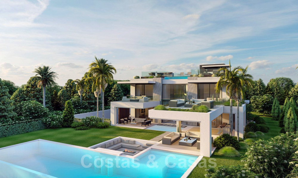 Luxe nieuwbouwvilla te koop in een afgeschermde wijk op de Golden Mile in Marbella 41801