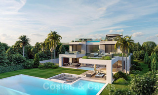 Luxe nieuwbouwvilla te koop in een afgeschermde wijk op de Golden Mile in Marbella 41801 