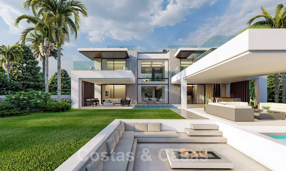 Luxe nieuwbouwvilla te koop in een afgeschermde wijk op de Golden Mile in Marbella 41808