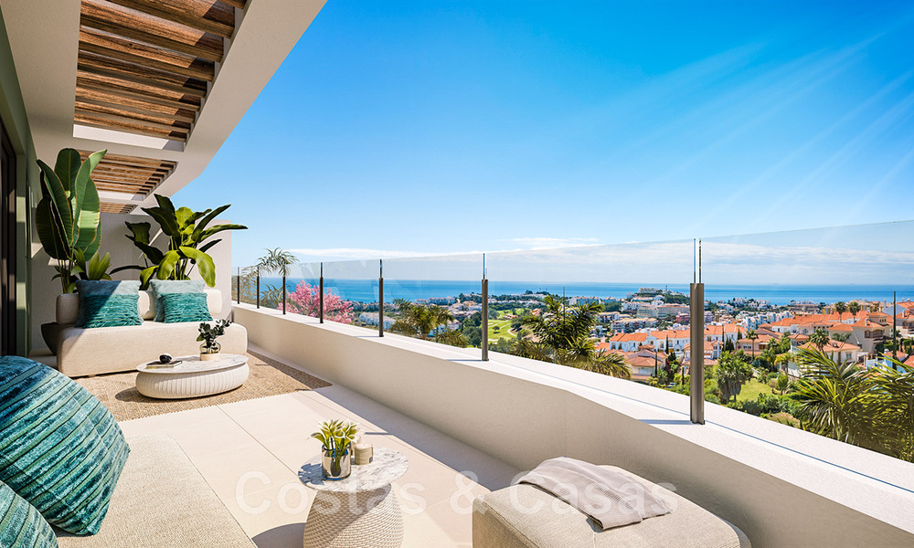 Moderne appartementen te koop, met mediterrane uitzichten, in La Cala de Mijas - Costa del Sol 42071