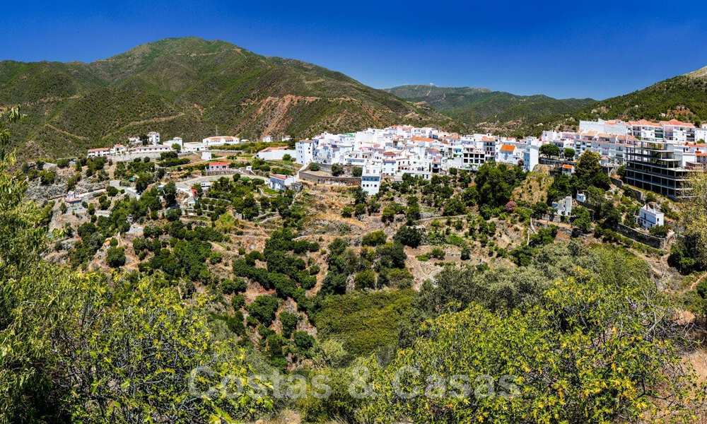 Nieuwbouwproject van moderne rijwoningen te koop, met panoramisch uitzicht in Istán vlak bij Marbella aan de Costa del Sol 42646
