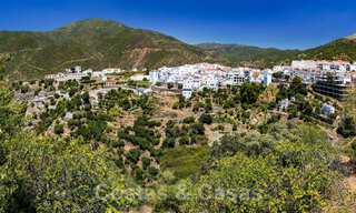 Nieuwbouwproject van moderne rijwoningen te koop, met panoramisch uitzicht in Istán vlak bij Marbella aan de Costa del Sol 42646 