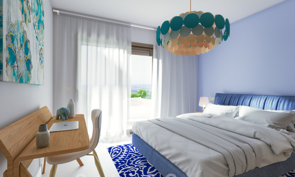 Nieuwbouwproject van moderne rijwoningen te koop, met panoramisch uitzicht in Istán vlak bij Marbella aan de Costa del Sol 42660