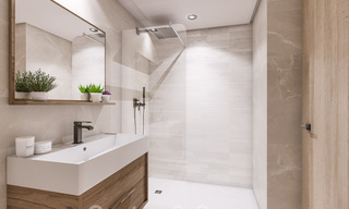 Nieuwbouwproject van moderne rijwoningen te koop, met panoramisch uitzicht in Istán vlak bij Marbella aan de Costa del Sol 42661 