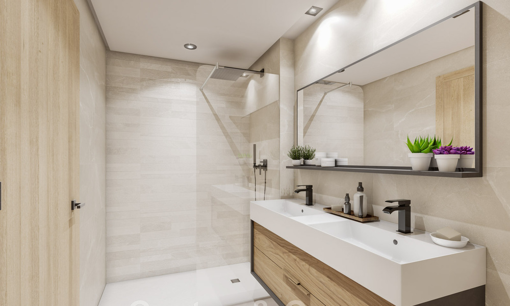 Nieuwbouwproject van moderne rijwoningen te koop, met panoramisch uitzicht in Istán vlak bij Marbella aan de Costa del Sol 42662