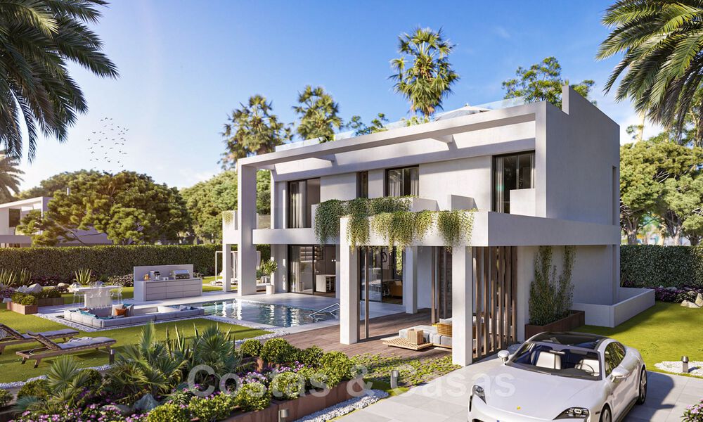 Nieuwe, moderne, luxevilla’s te koop in Manilva aan de Costa del Sol 42410