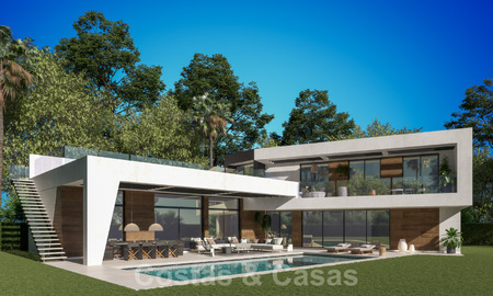 Off-plan designervilla te koop, met solarium, op wandelafstand van het strand in het chique Guadalmina Baja in Marbella 42580