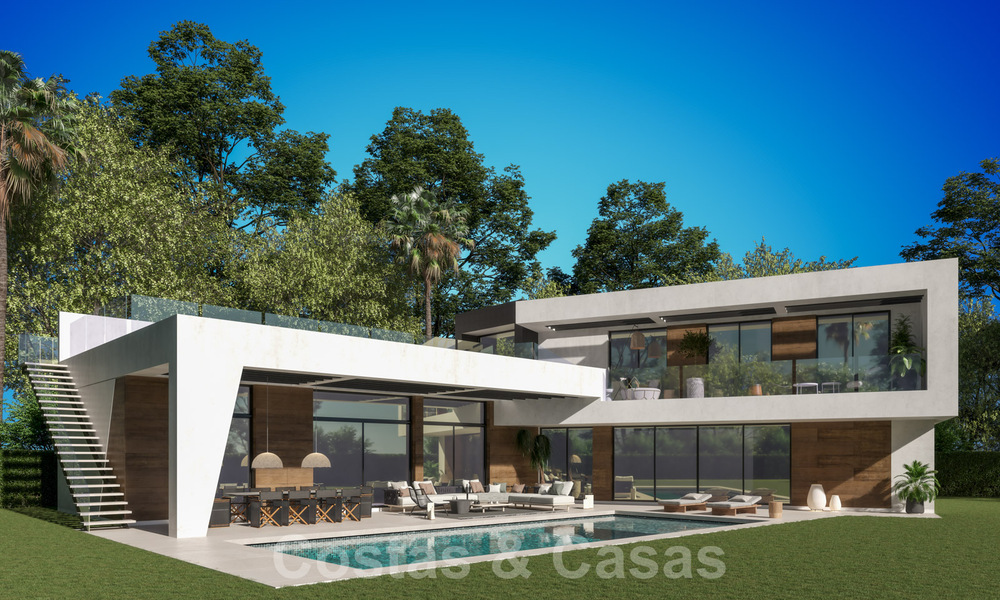 Off-plan designervilla te koop, met solarium, op wandelafstand van het strand in het chique Guadalmina Baja in Marbella 42580