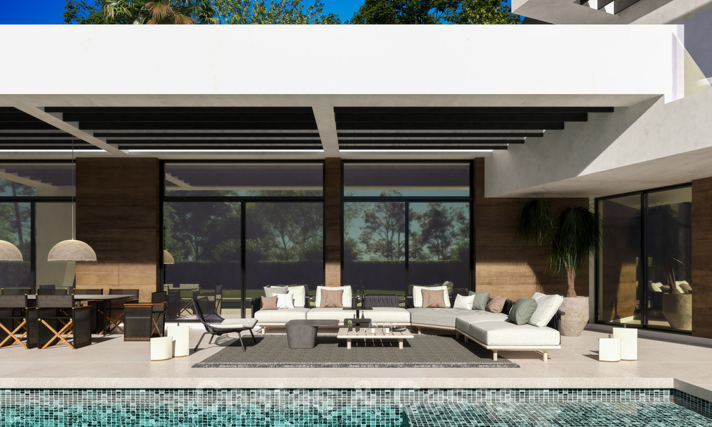 Off-plan designervilla te koop, met solarium, op wandelafstand van het strand in het chique Guadalmina Baja in Marbella 42582