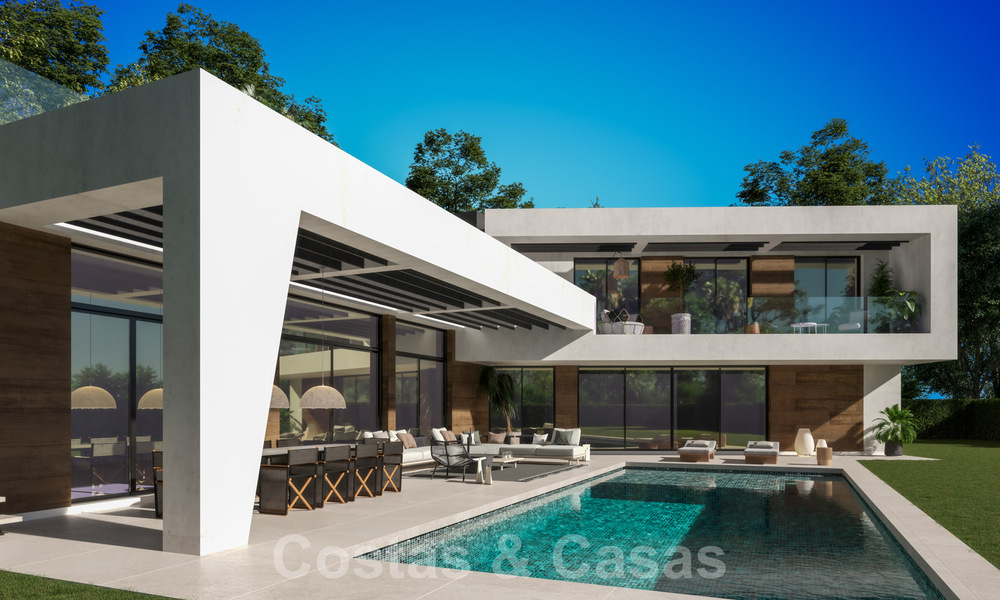 Off-plan designervilla te koop, met solarium, op wandelafstand van het strand in het chique Guadalmina Baja in Marbella 42583