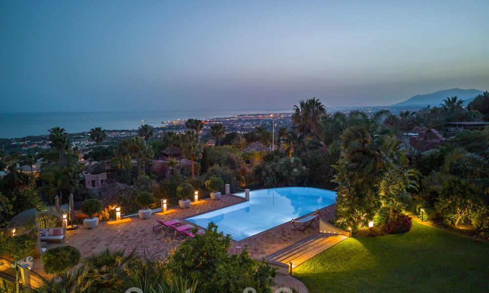 Indrukwekkende luxevilla in een Mediterrane architectuur, met open zeezicht in de begeerde woonwijk Sierra Blanca op de Golden Mile te Marbella 42914