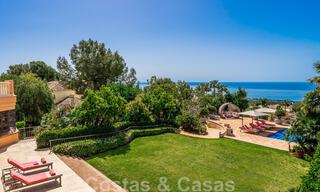 Indrukwekkende luxevilla in een Mediterrane architectuur, met open zeezicht in de begeerde woonwijk Sierra Blanca op de Golden Mile te Marbella 42921 