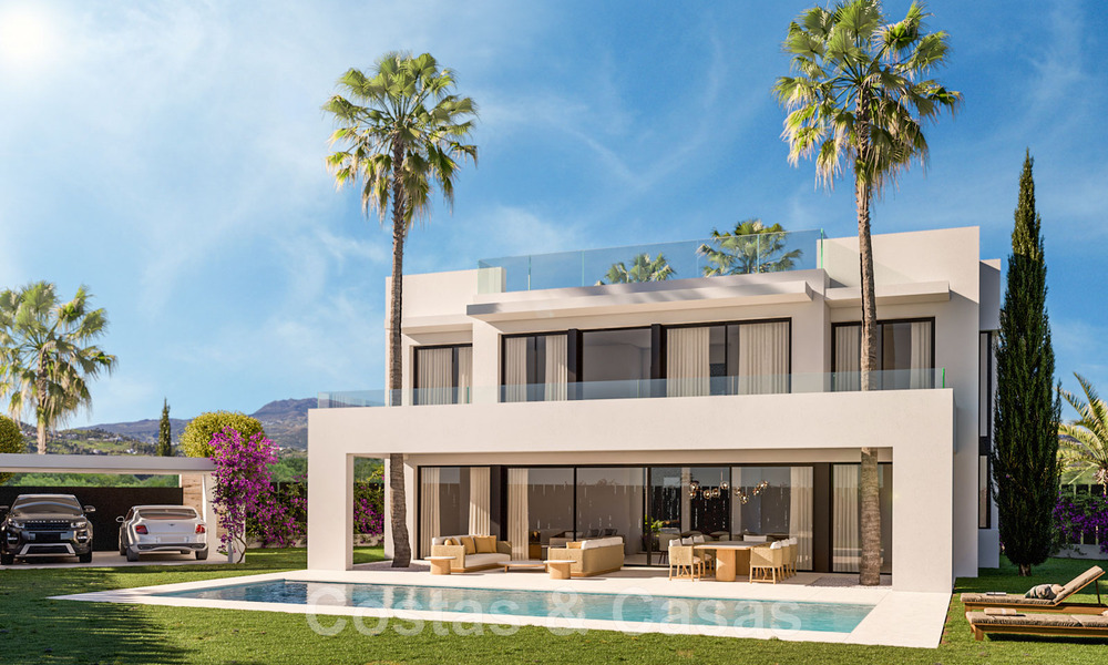 Nieuw! Eigentijdse luxevilla’s te koop op loopafstand van een prominente golfclub, op de New Golden Mile tussen Marbella en Estepona 43219
