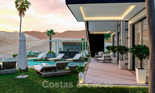 Nieuwe, moderne, luxevilla’s te koop met jacuzzi op het solarium, in een exclusieve golfwijk in Benahavis - Marbella 43415 
