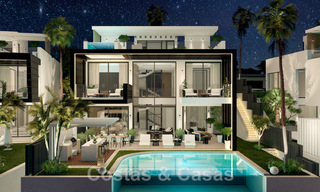 Nieuwe, moderne, luxevilla’s te koop met jacuzzi op het solarium, in een exclusieve golfwijk in Benahavis - Marbella 43424 