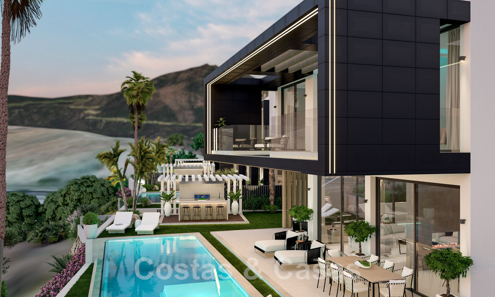 Nieuwe, moderne, luxevilla’s te koop met jacuzzi op het solarium, in een exclusieve golfwijk in Benahavis - Marbella 43428