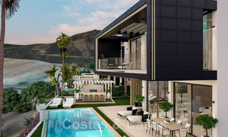 Nieuwe, moderne, luxevilla’s te koop met jacuzzi op het solarium, in een exclusieve golfwijk in Benahavis - Marbella 43428 