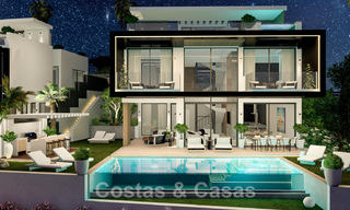 Nieuwe, moderne, luxevilla’s te koop met jacuzzi op het solarium, in een exclusieve golfwijk in Benahavis - Marbella 43430 