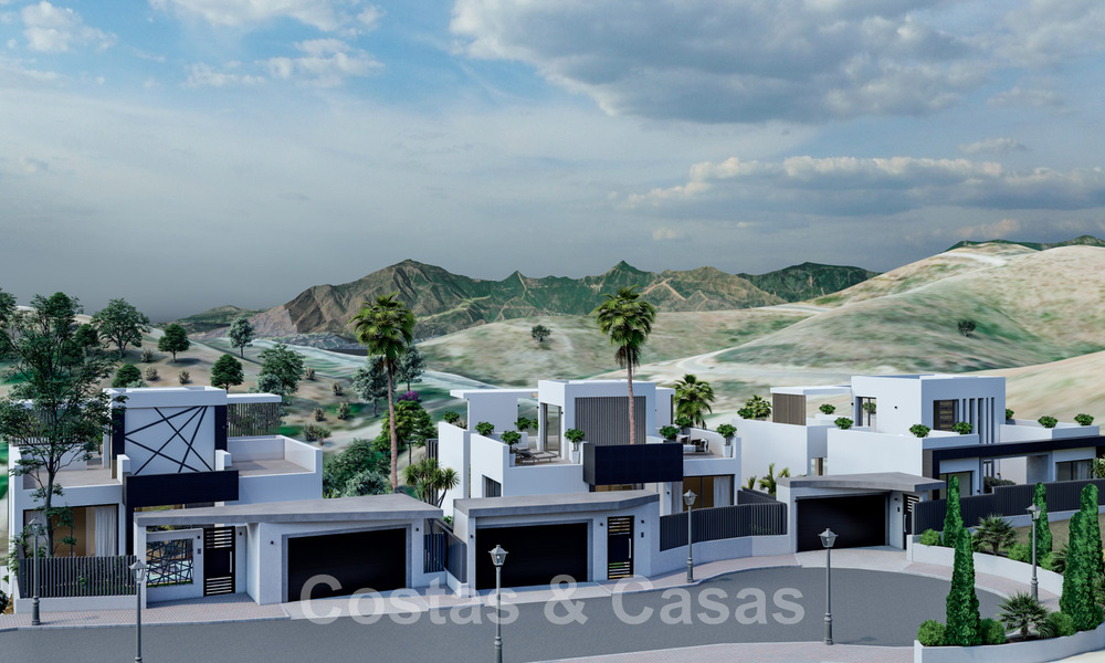 Nieuwe, moderne, luxevilla’s te koop met jacuzzi op het solarium, in een exclusieve golfwijk in Benahavis - Marbella 43432