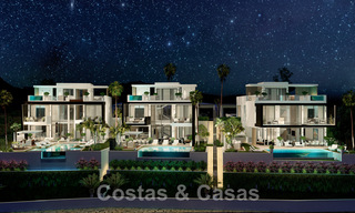 Nieuwe, moderne, luxevilla’s te koop met jacuzzi op het solarium, in een exclusieve golfwijk in Benahavis - Marbella 43434 