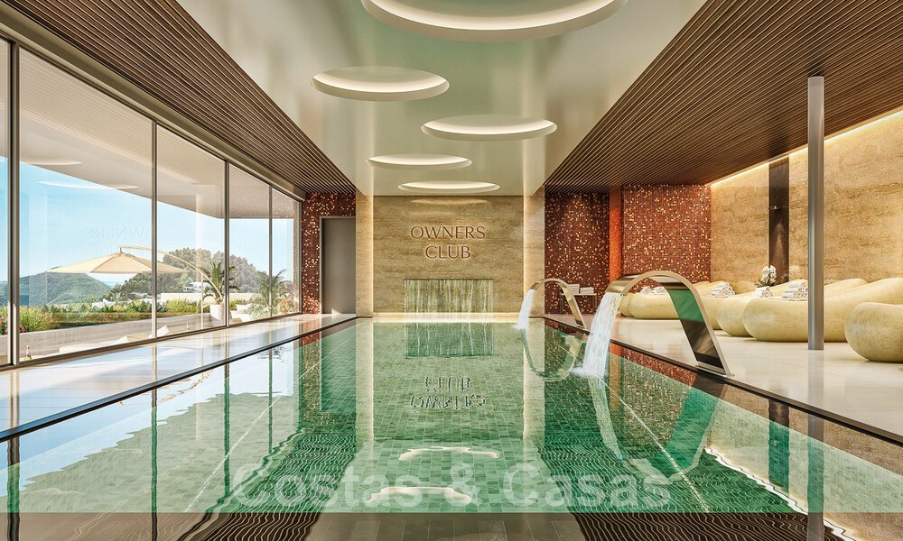 Nieuwe, modernistische luxevilla’s te koop, met veel privacy en zeezicht, in een gated community gelegen in de heuvels van Marbella 52444