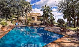 Ruime, Mediterrane villa te koop met zeezicht in het La Zagaleta Resort in Marbella - Benahavis 43969 