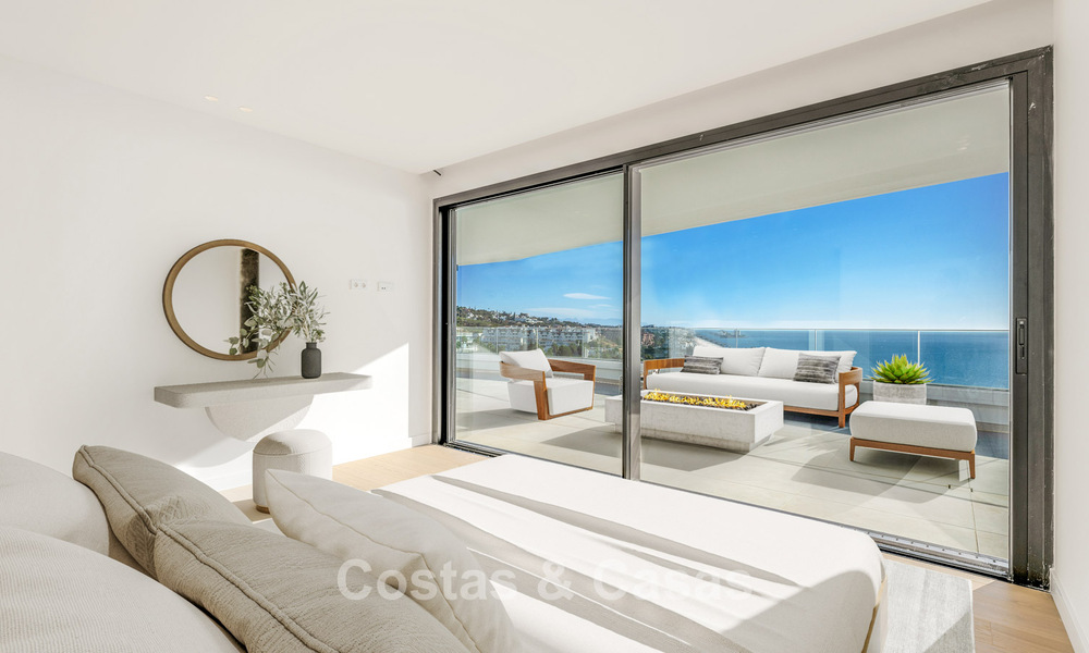 Duurzame appartementen te koop op toplocatie met panoramisch zeezicht tussen Benalmadena en Fuengirola - Costa del Sol 804954