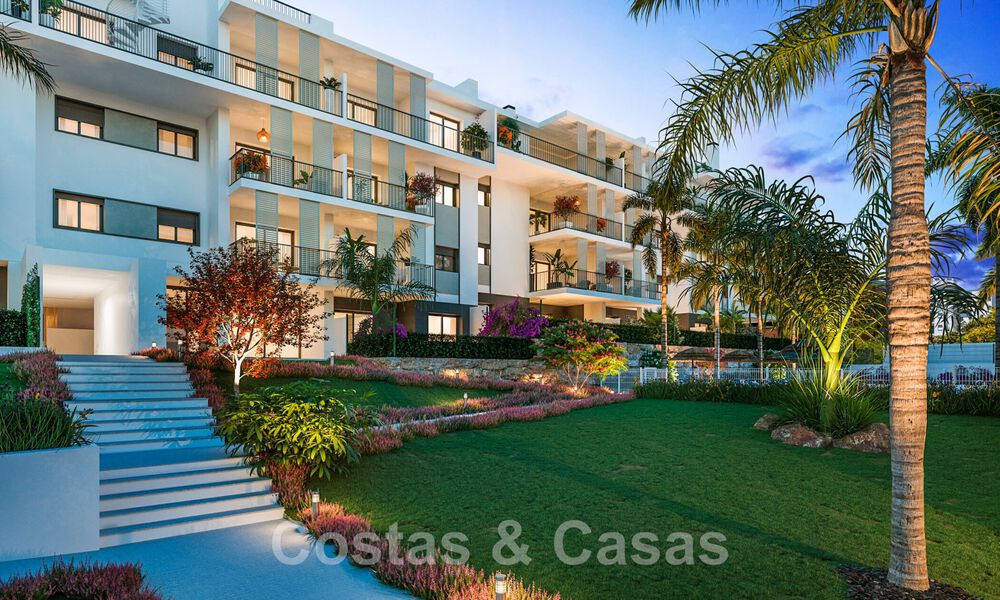 Nieuwe, moderne appartementen op loopafstand van het strand in het centrum van Estepona, Costa del Sol 43934