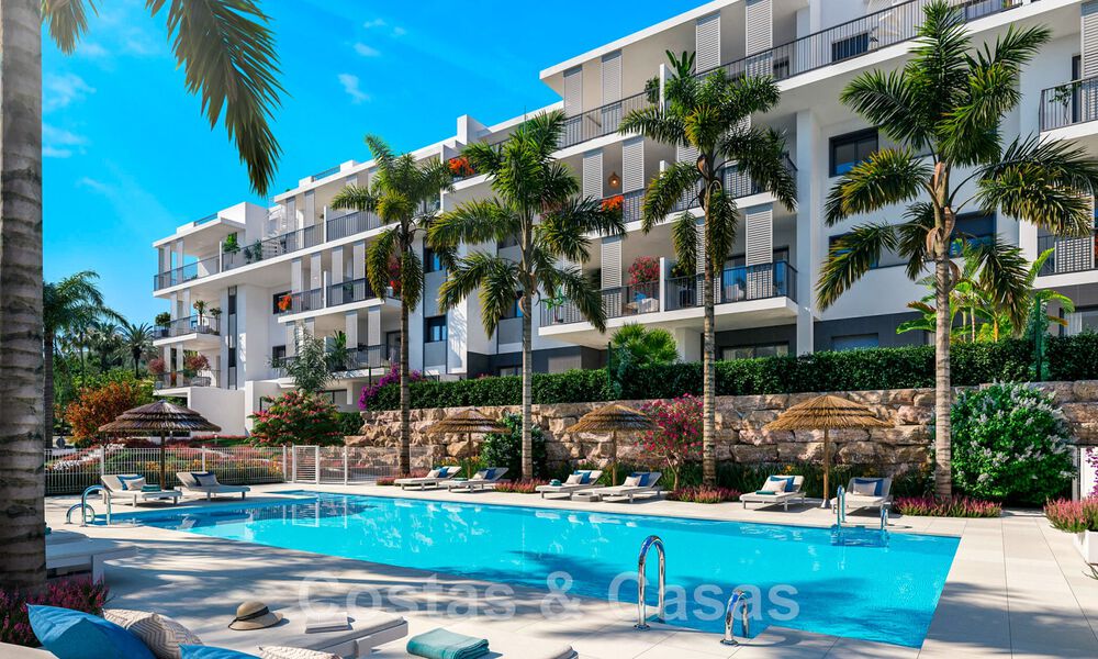 Nieuwe, moderne appartementen op loopafstand van het strand in het centrum van Estepona, Costa del Sol 43935