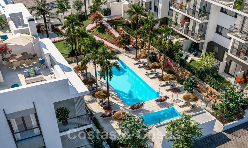 Nieuwe, moderne appartementen op loopafstand van het strand in het centrum van Estepona, Costa del Sol 43936