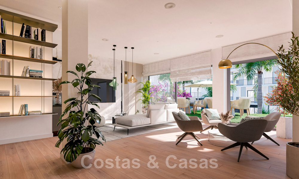 Nieuwe, moderne appartementen op loopafstand van het strand in het centrum van Estepona, Costa del Sol 43940