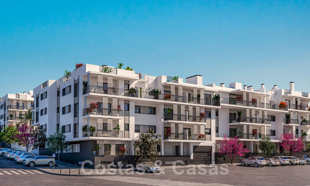 Nieuwe, moderne appartementen op loopafstand van het strand in het centrum van Estepona, Costa del Sol 43944