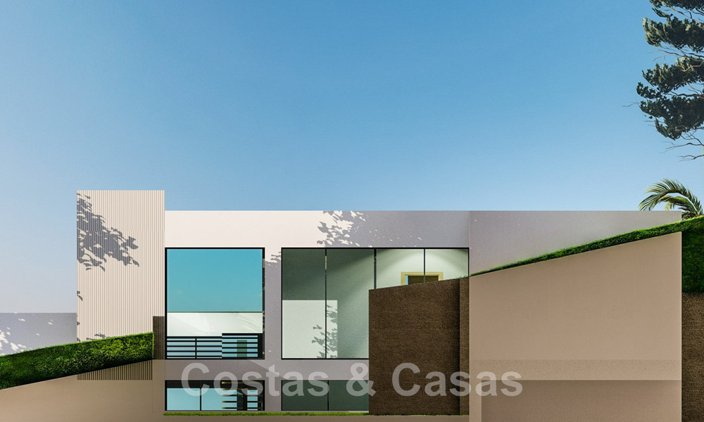 2 Percelen + exclusief bouwproject te koop voor een majestueuze, eigentijdse villa in Nueva Andalucia, Marbella 43919