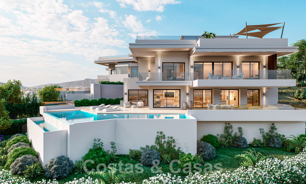In aanbouw! 6 Spectaculaire luxevilla’s te koop i/e eigentijds architectuur gesitueerd i/e golfresort o/d New Golden Mile tussen Marbella en Estepona 43568
