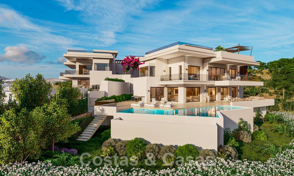 In aanbouw! 6 Spectaculaire luxevilla’s te koop i/e eigentijds architectuur gesitueerd i/e golfresort o/d New Golden Mile tussen Marbella en Estepona 43569