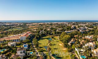 Klassieke, Spaanse luxevilla te koop in een gated community en eerstelijnsgolf met prachtig uitzicht over de golfbaan van La Quinta golf, Benahavis - Marbella 44113 
