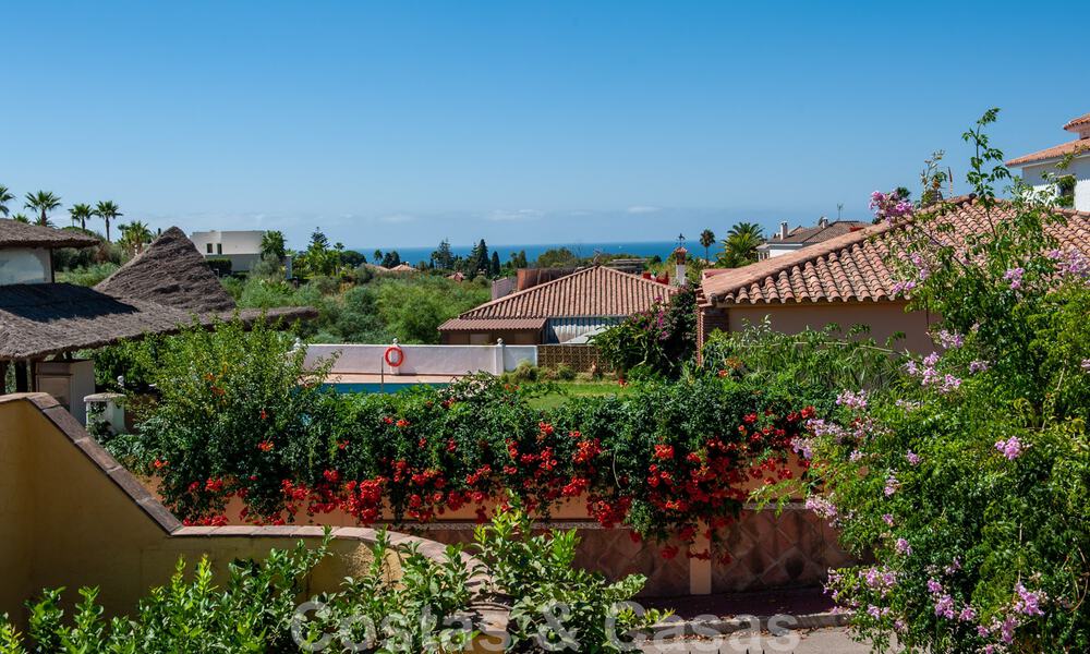Traditionele, Spaanse villa te koop net ten oosten van Marbella centrum op loopafstand van het strand 44408