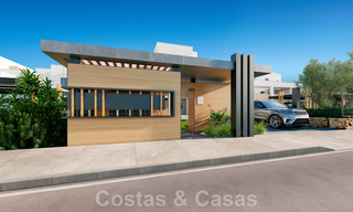 Nieuwe, eigentijdse, luxe appartementen te koop met zeezicht op loopafstand van het strand in Casares, Costa del Sol 44520 