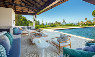 Meesterlijke designervilla te koop in één van de meest begeerde area’s op Marbella’s Golden Mile met zeezicht 45960 