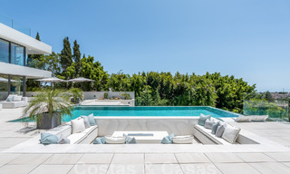 Nieuwe, modernistische designervilla te koop met panoramisch uitzicht, op de New Golden Mile in Marbella - Benahavis 53671 