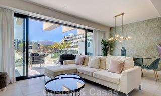 Instapklaar, modern 3-slaapkamer appartement te huur op langetermijn i/e golfresort o/d New Golden Mile, tussen Marbella en Estepona 45548 