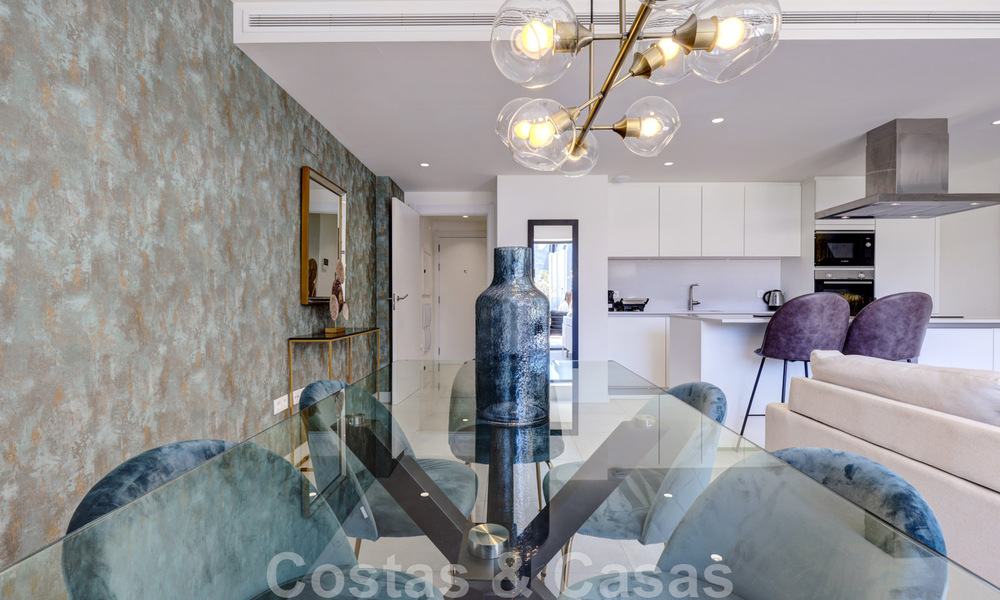 Instapklaar, modern 3-slaapkamer appartement te huur op langetermijn i/e golfresort o/d New Golden Mile, tussen Marbella en Estepona 45558
