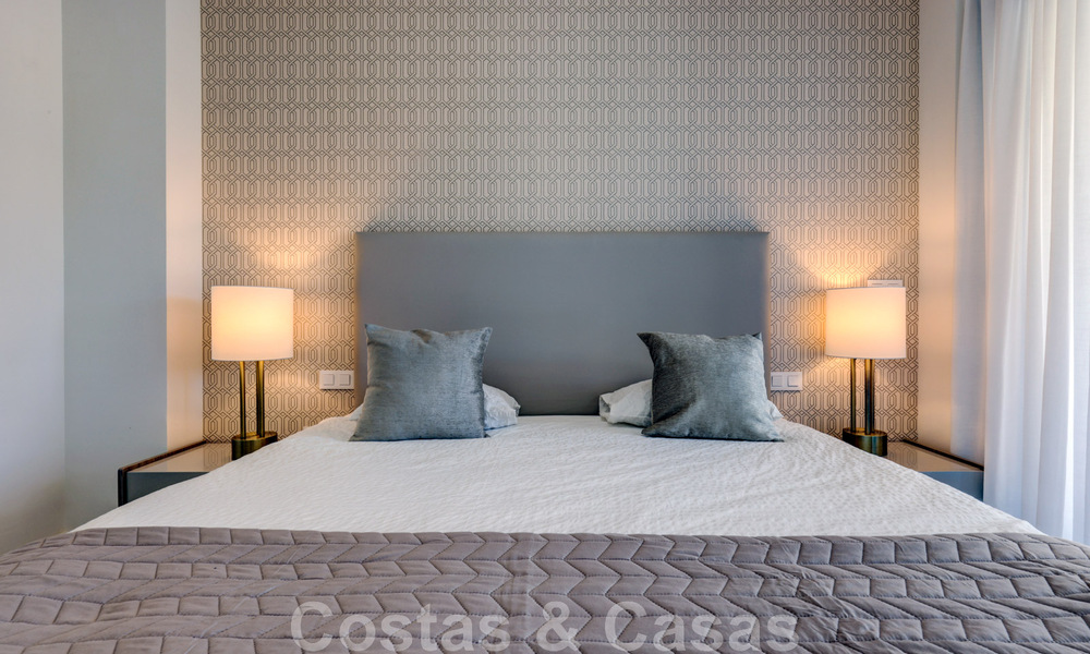 Instapklaar, modern 3-slaapkamer appartement te huur op langetermijn i/e golfresort o/d New Golden Mile, tussen Marbella en Estepona 45568