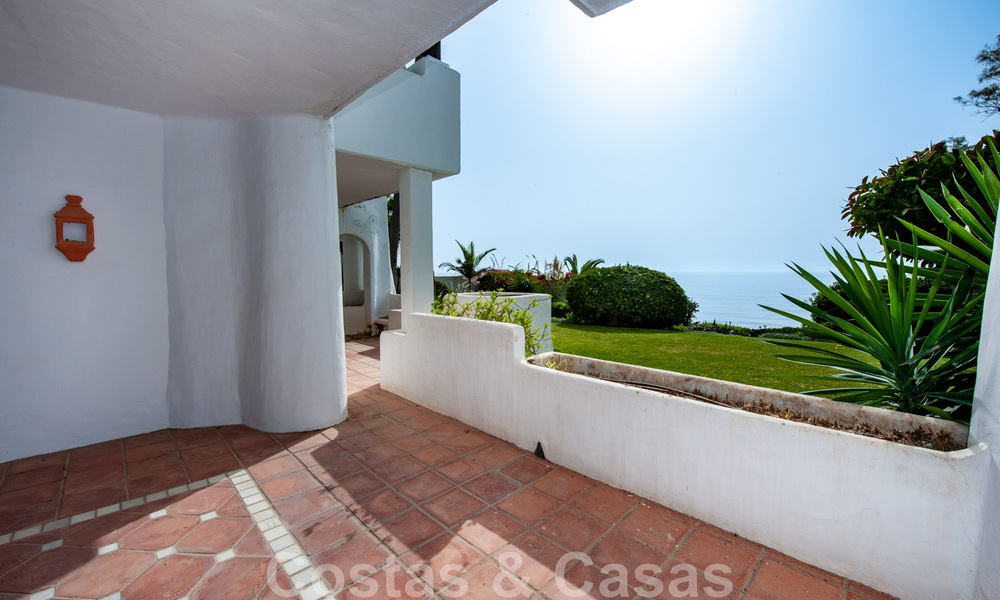 Eerstelijns strand appartementen te koop in Puente Romano, met zeezicht, aan de Golden Mile in Marbella 45674