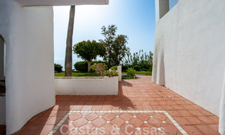 Eerstelijns strand appartementen te koop in Puente Romano, met zeezicht, aan de Golden Mile in Marbella 45687 