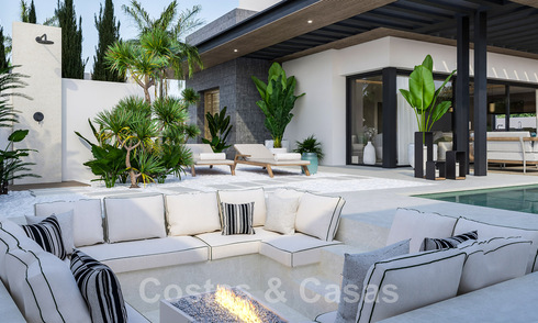 Elegante, moderne, nieuwbouwvilla´s te koop met panoramisch uitzicht vlak bij de golfbaan in Mijas’ golfvallei aan de Costa del Sol 45705