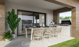 Elegante, moderne, nieuwbouwvilla´s te koop met panoramisch uitzicht vlak bij de golfbaan in Mijas’ golfvallei aan de Costa del Sol 49052 