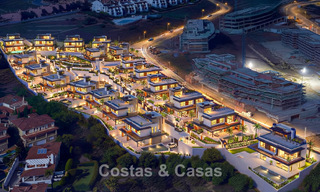 Elegante, moderne, nieuwbouwvilla´s te koop met panoramisch uitzicht vlak bij de golfbaan in Mijas’ golfvallei aan de Costa del Sol 795612 